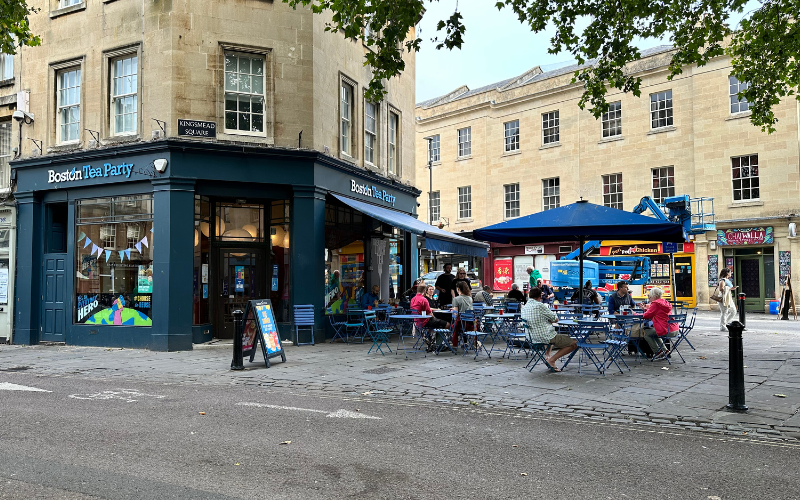 dining in bath